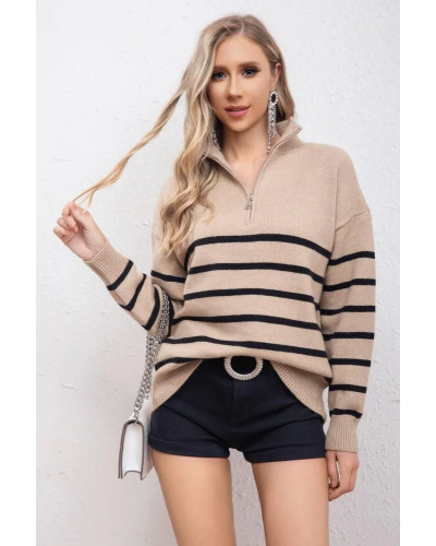 Pull Marinière Ravibelle - Beige - Taille unique