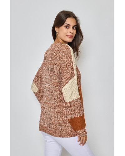 REVD'ELLE Long-Sleeve Cardigan - Brown